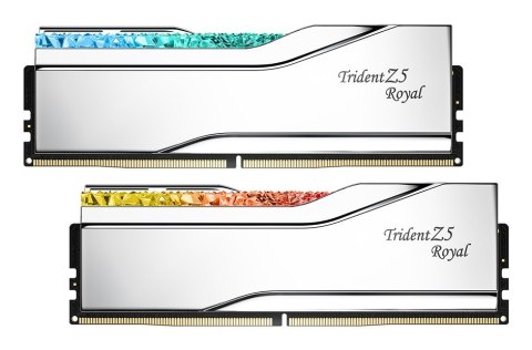 G.SKILL TRIDENT Z5 ROYAL RGB DDR5 2X48GB 6800MHZ CL34 SILVER F5-6800J3446F48GX2-TR5S