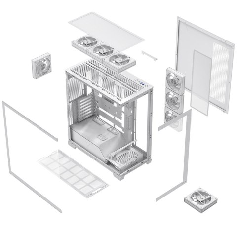 MODECOM OBUDOWA VOLCANO STELLAR PLUS ARGB MIDI 8F WHITE