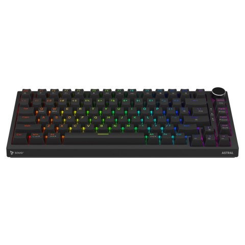 SAVIO KLAWIATURA MAGNETYCZNA ASTRAL BLACK OUTEMU WHITE JADE RGB
