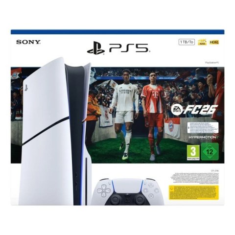 Sony PlayStation 5 SLIM Disc 1TB + FC26 white