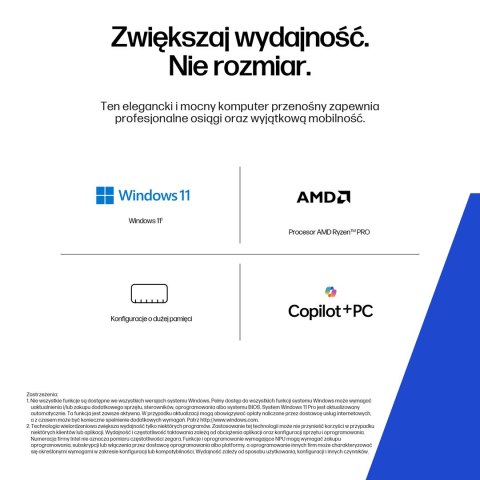 HP ZBook 8 G1ak 14 Ryzen AI 7 PRO 350 14.0"WUXGA IPS 400nits AG 16GB DDR5 5600 SSD1TB Radeon 860M Cam IR 5 MPx 62Wh W11Pro 3Y On