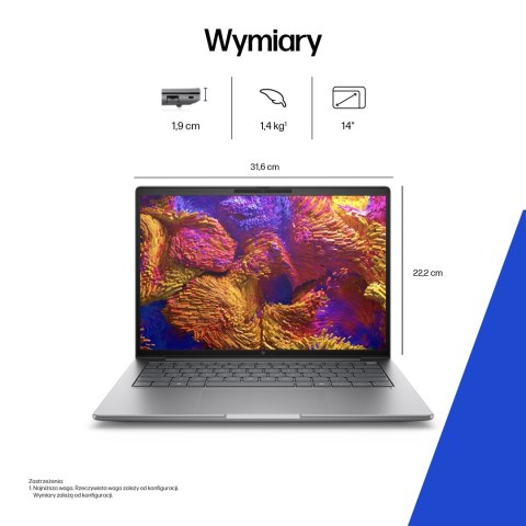 HP ZBook 8 G1ak 14 Ryzen AI 7 PRO 350 14.0"WUXGA IPS 400nits LBL AG 32GB DDR5 5600 SSD1TB Radeon 860M Cam IR 5 MPx 62Wh W11Pro 3