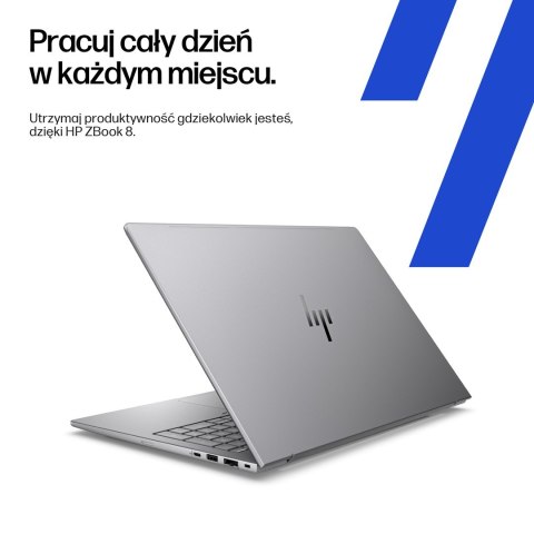 HP ZBook 8 G1i 14 Ultra 7 255H 14.0"WUXGA 400nits AG 16GB DDR5 6400 SSD1TB RTX 500 Ada_4GB Cam IR 5 Mpx AI 77Wh W11Pro 3Y OnSite
