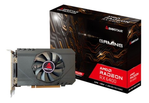 Karta graficzna BIOSTAR Radeon RX 6400 4GB GDDR6 (VA6406RA46)