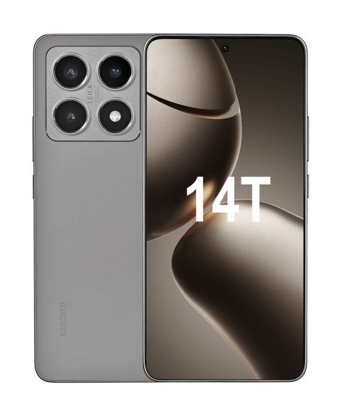 Smartfon Xiaomi 14T 5G Dual Sim 12/256GB Titan Grey (WYPRZEDAŻ)