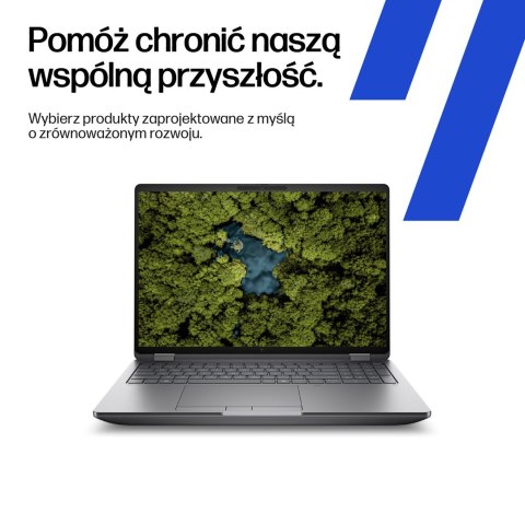 HP Zbook Fury 16 G1i Ultra 7 255HX 16.0"WUXGA IPS 400nits AG 16GB DDR5 5600 SSD512 RTX PRO 1000_8GB Cam IR 5 Mpx Al 99Wh W11Pro 