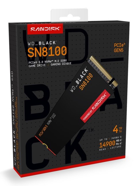 SSD WD Black SN8100 w/o HS 8TB WDS800T1X0M