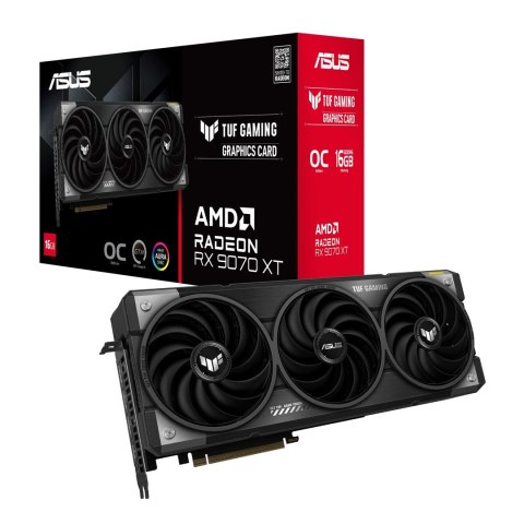Karta graf. ASUS TUF RX9070XT O16G GAMING (WYPRZEDAŻ)