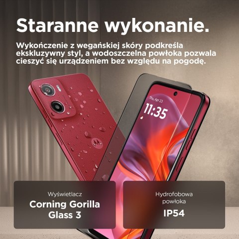 Smartfon Motorola Moto G05 4/128GB Plum Red