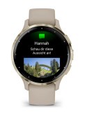 Zegarek sportowy Garmin Venu 3S AMOLED 41mm Beżowy