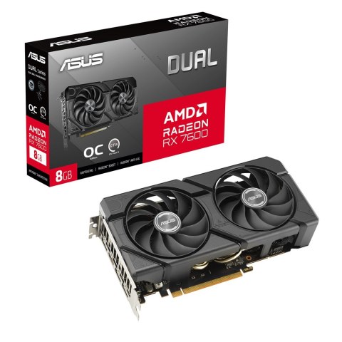 Karta graficzna ASUS Dual Radeon RX 7600 EVO OC 8GB GDDR6 (WYPRZEDAŻ)