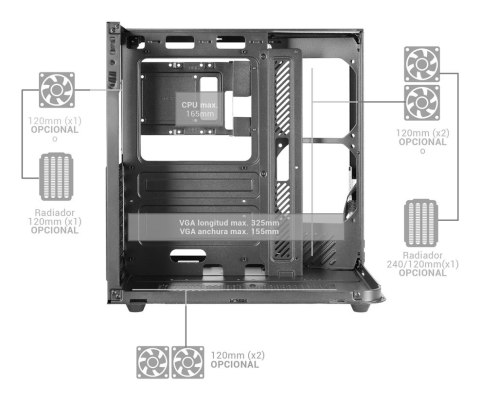TACENS MARS MC-INFINIOLITE ATX-obudowa