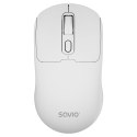 SAVIO MYSZ BEZPRZEWODOWA BT 2.4 GHZ BIAŁA MB-05