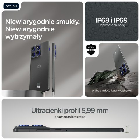 Smartfon Motorola Edge 70 12/512GB Pantone Gadget Grey