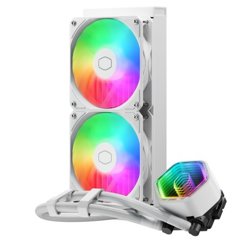 Cooler Master MasterLiquid 240 Core II White Procesor Zestaw do chłodzenia płynami 12 cm Biały