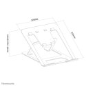 Neomounts NSLS085GREY stojak na laptop Podstawka na notebooka Szary 43,2 cm (17")