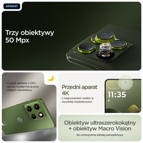 Smartfon Motorola Edge 70 12/512GB Pantone Bronze Green