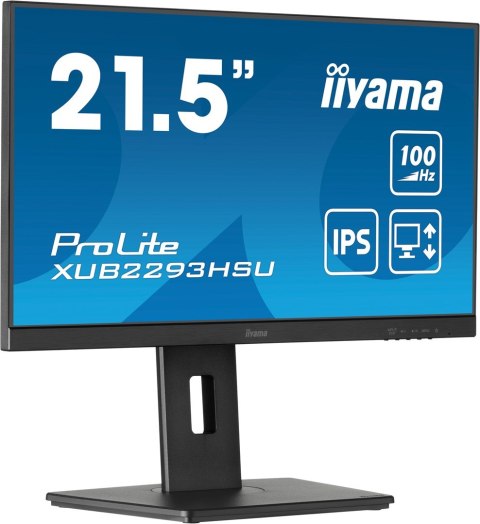 Iiyama Display 22 XUB2293HSU-B7 IPS - Płaski Ekran - 54.6 cm