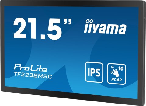 Iiyama TF2238MSC-B1 - Cyfrowa potykacz - 55,9 cm (22") - LED - 1920 x 1080 pikseli