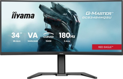 Monitor IIYAMA 86,4 cm (34") GCB3484WQSU-B1 21:9 2xHDMi+2xDP+USB-C Curved