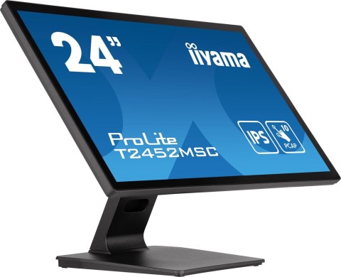 Monitor komputerowy iiyama ProLite T2452MSC-B1 23.8 cali 1920 x 1080 px Full HD LCD Ekran dotykowy Czarny