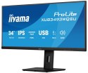 Iiyama XUB3493WQSU-B6 34" UW IPS-panel 3440x1440 120Hz 21:9 400cd/m 1000:1 1ms