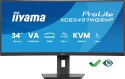 Monitor iiyama XCB3497WQSNP-B1 34" - Płaski ekran - 86,4 cm