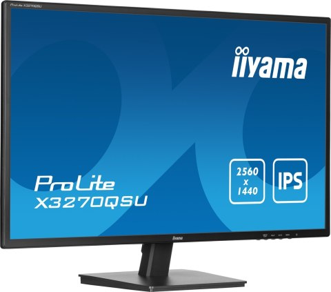 Monitor iiyama ProLite X3270QSU-B1 81,3 cm (32") 2560 x 1440 px Wide Quad HD LED Czarny