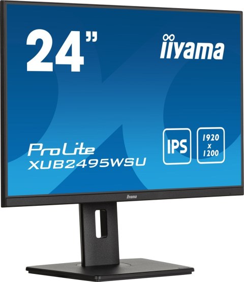 Monitor iiyama ProLite XUB2495WSU-B7 61,1cm (24") WUXGA IPS HDMI/DP/USB 4ms