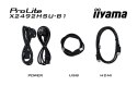 Iiyama ProLite 24-calowy panel IPS Full HD z wąskimi ramkami z każdej strony i klasą energetyczną B