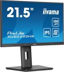 Iiyama ProLite XUB2293HS-B6 monitor komputerowy 54,6 cm (21.5") 1920 x 1080 px Full HD LED Czarny