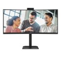 Monitor AOC 86,3 cm (34") CU34E4CW 21:09 2xHDMI+DP+USB-C+Webcam Curv.