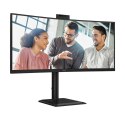 Monitor AOC 86,3 cm (34") CU34E4CW 21:09 2xHDMI+DP+USB-C+Webcam Curv.