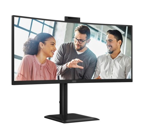 Monitor AOC 86,3 cm (34") CU34E4CW 21:09 2xHDMI+DP+USB-C+Webcam Curv.