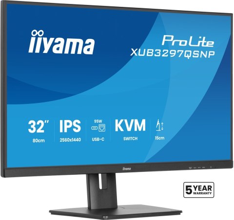 Monitor IIYAMA 80.0cm (32,0") XUB3297QSNP-B1 16:9 2xHDMI+DP+USB-C