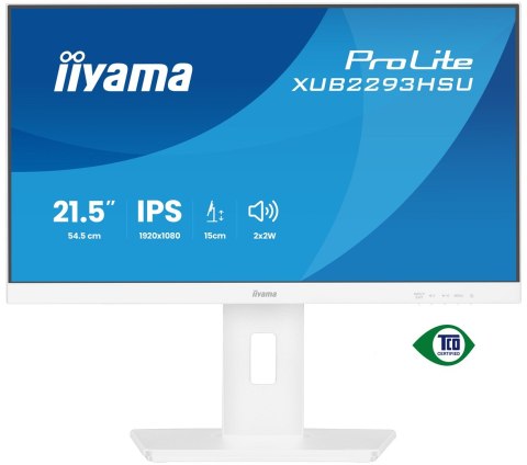 Monitor Iiyama TFT XUB2293HSU IPS 21.5''/HDMI/DP/2xUSB 2.0 - Płaski Ekran - 54.6 cm