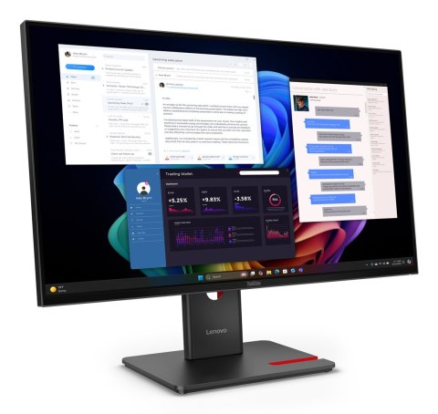 Monitor Lenovo ThinkVision T27UD-40 z systemami ochrony przed włamaniem (IPS), 27", godz. 16:9, 60 Hz, 4 ms, 3840 x 2160 pikseli