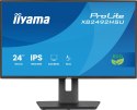 Monitor iiyama ProLite 24-calowy panel IPS Full HD z wąskimi ramkami, klasą energetyczną B, regulowaną wysokością