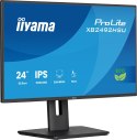 Monitor iiyama ProLite 24-calowy panel IPS Full HD z wąskimi ramkami, klasą energetyczną B, regulowaną wysokością