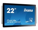 Monitor iiyama ProLite TF2215MC-B2, 54.6cm (21.5''), Projected Capacitive, 10 TP, Full HD, czarny