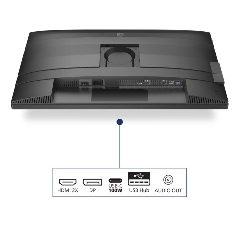 Philips 27B2U4601/00 monitor komputerowy 68,6 cm (27") 2560 x 1440 px Quad HD LCD Szary