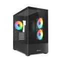 Etui Sharkoon MK6 RGB Micro-ATX 1xGlass Czarne
