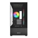 Etui Sharkoon MK6 RGB Micro-ATX 1xGlass Czarne