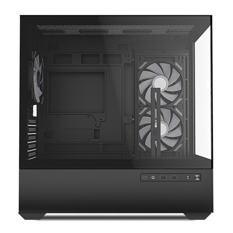 Etui Sharkoon MK6 RGB Micro-ATX 1xGlass Czarne