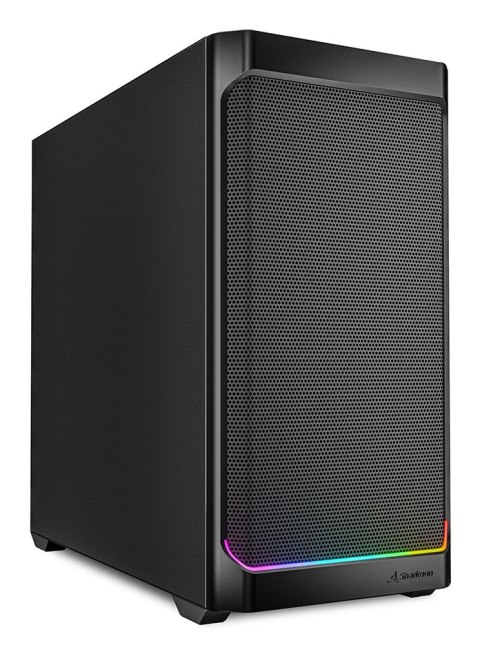 Sharkoon MK4 RGB Strip Micro Tower Czarny