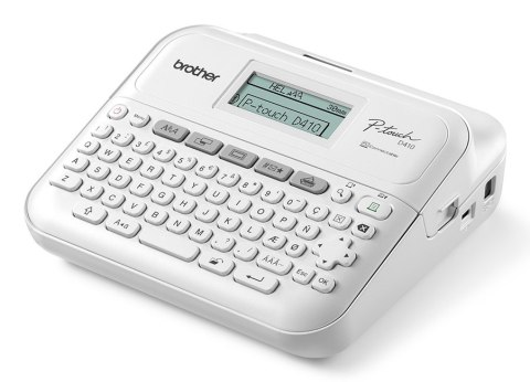 Brother PT-D410 drukarka etykiet Termotransferowy 180 x 180 DPI 20 mm/s Przewodowa TZe QWERTY