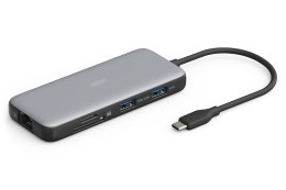 Digitus Stacja dokująca USB-C, 8-portowa
