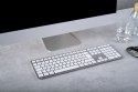 Klawiatura bezprzewodowa do Mac KW 9100 Slim Wireless Silver Germany