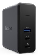 Lenovo X9 Charging GaN Dock Przewodowa USB 3.2 Gen 2 (3.1 Gen 2) Type-C Szary