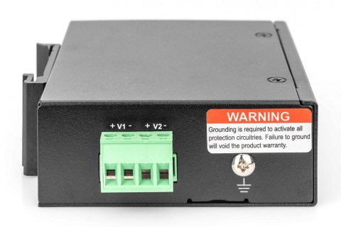 Splitter PoE+ przemysłowy. Gigabit, 802.3bt
